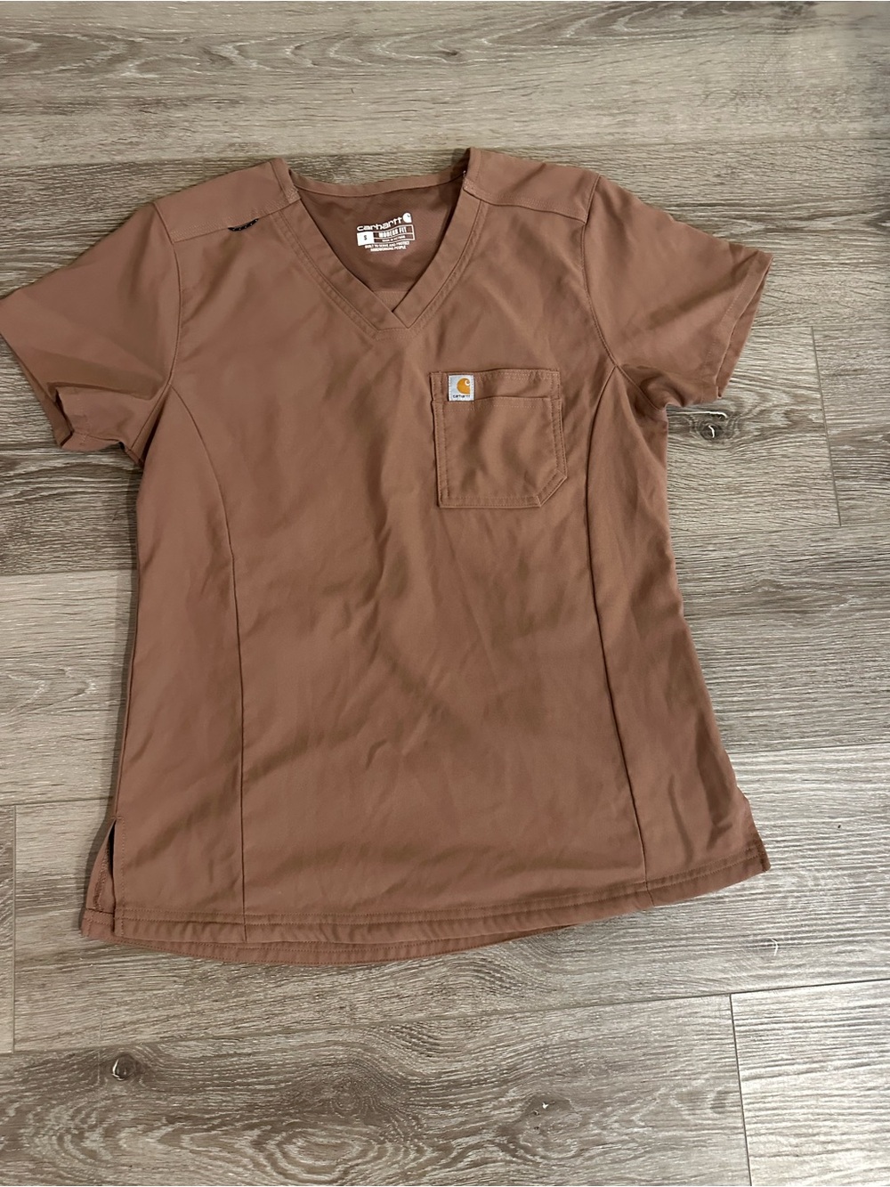 Carhartt Kids' Brown V-Neck Pocket Tee Shirt